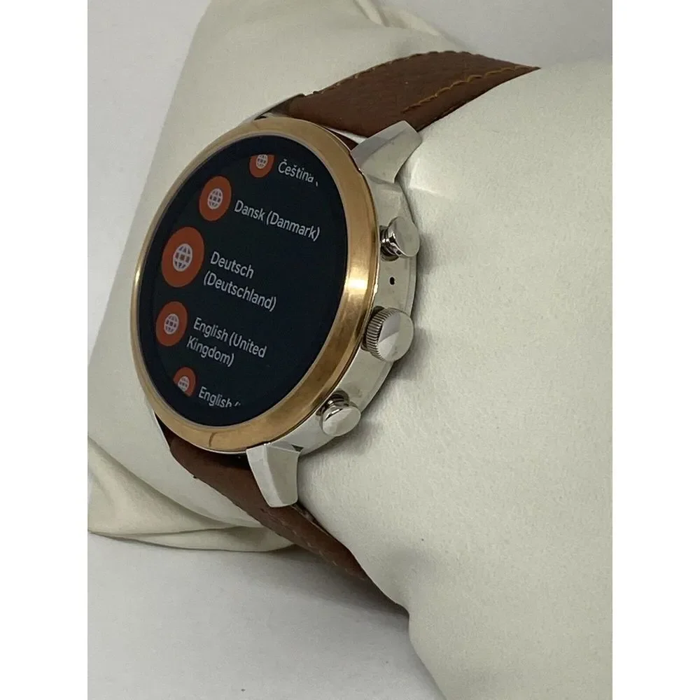 Fossil Gen 4 Authentic Digital Dial Smart Watch Custom Band FTW6016 DC89